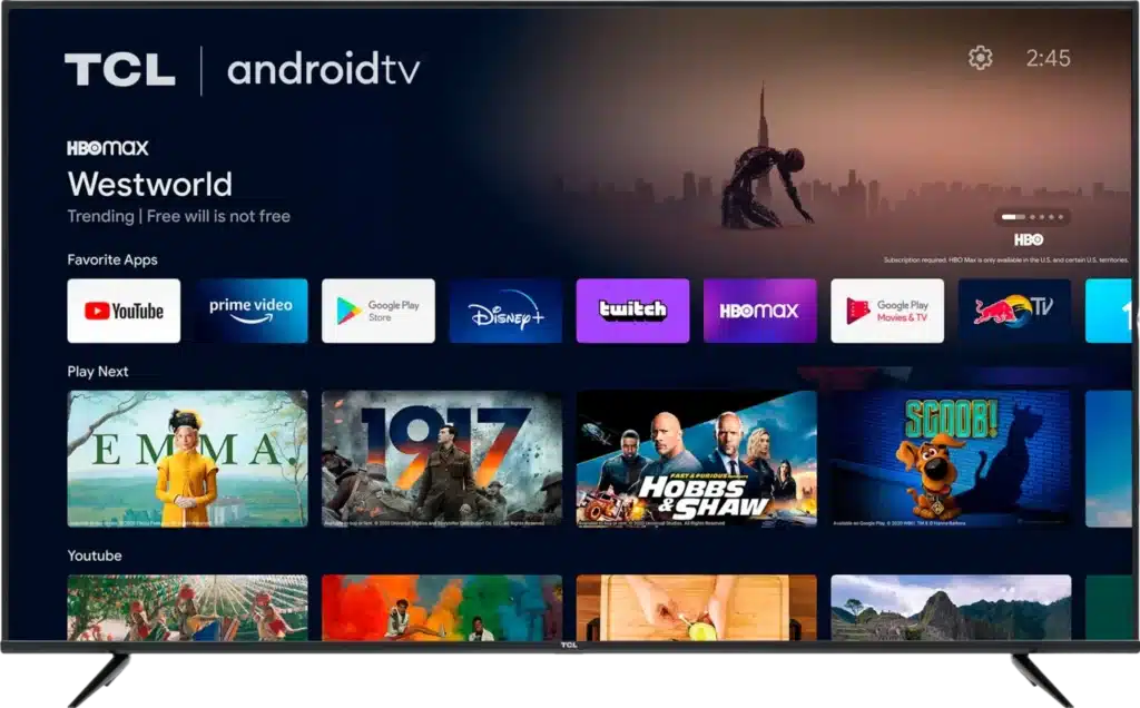 Omni IPTV TV interface